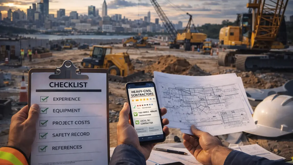 How to Choose a Heavy-Civil Site Contractor in New Jersey: A Buyer's Guide