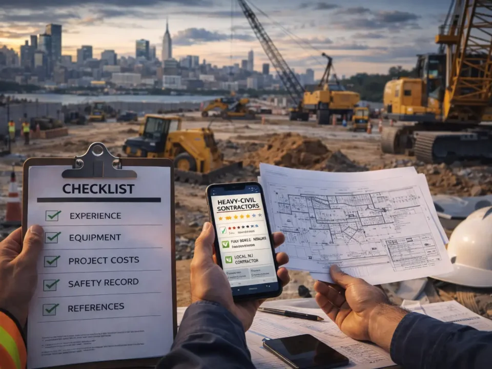 How to Choose a Heavy-Civil Site Contractor in New Jersey: A Buyer's Guide